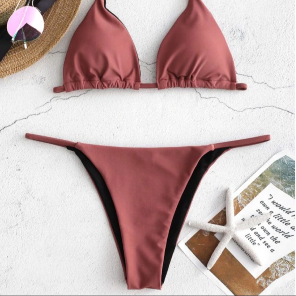halter string bikini set - Picture 2 of 4